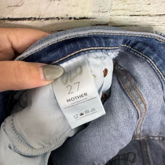 MOTHER Boot Cut Jeans - Light Blue - Picture 9 of 10